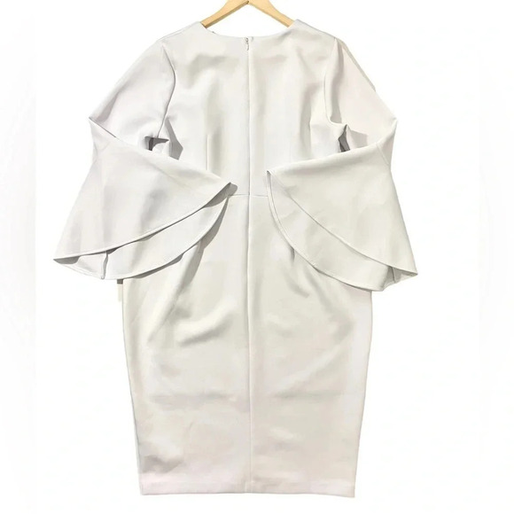 NWT Eloquii Flare Sleeve Scuba Plus Size Dress - Picture 6 of 7